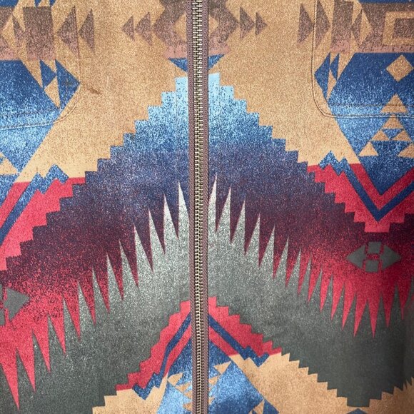 Jones New York Womens Jacket Size Large Multicolor Sport Western Aztec Shacket - Picture 5 of 12